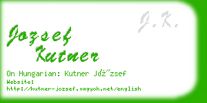 jozsef kutner business card